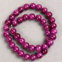 Sale! Beads on thread Tonal Quartz (imitation acrylic) Raspberry smooth beads, diameter 10.5 mm, length 40 cm