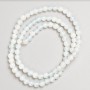 Moonstone (Opalite) Beads on Thread, 4 mm Diameter, 37 cm Length