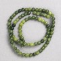 Jadeite Beads (Acrylic Imitation) on Beading Thread, Smooth Round Beads, Diameter 4.5 mm, Length 38 cm