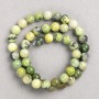 Beads 'Australian Jadeite' (imitation acrylic) on beading thread, smooth beads, diameter 8.5mm, length 38cm+