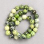 Australian Jadeite Beads (Acrylic Imitation) on Fishing Line, Smooth Beads, Diameter 10.5 mm, Length 38 cm+