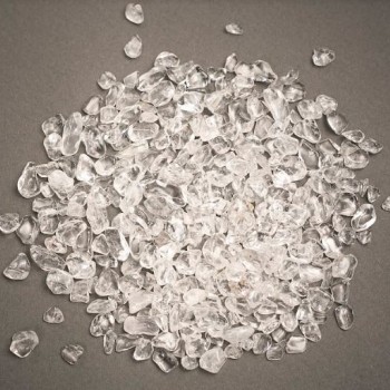 Findings: Crystal stone chips without holes, diameter 3-8×3-10 mm, +/- assorted sizes, 100 g