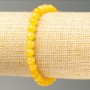 Discount! Elastic Citrine Imitation Bracelet (Acrylic) 6.5 mm diameter, 18 cm length