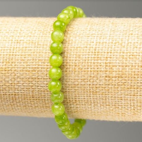 Discount! Elastic bracelet Onyx imitation (acrylic), diameter about 6.5 mm, length 18 cm