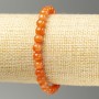 Sale! Citrine Imitation Elastic Bracelet, Acrylic, Smooth Bead Ø6mm, Length 18cm