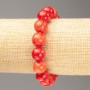 Discount! Elastic Coral Bracelet (Imitation Acrylic), diameter 12.5 mm, length 18 cm