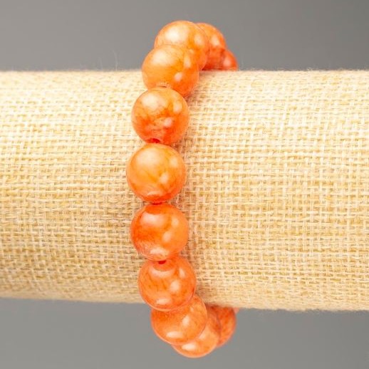 Sale! Citrine Stretch Bracelet (acrylic imitation), diameter 12.5 mm, length 18 cm
