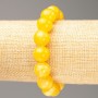 Sale! Citrine Elastic Bracelet (Imitation Acrylic), diameter 12.5 mm, length 18 cm