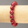 Discount! Elastic Tourmaline Bracelet (Imitation Acrylic), diameter 12.5 mm, length 18 cm