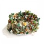 Elastic bracelet with multicolored jasper «Stone Chip»
