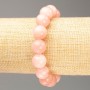 Sale! Elastic bracelet with Pink Quartz (Imitation) on Elastic