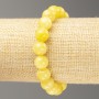 Discount! Elastic Citrine Bracelet (Acrylic Imitation) Smooth Bead, 10 mm Diameter, 18 cm Long