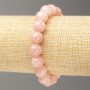 Sale! Elastic Bracelet Strawberry Quartz (Imitation Acrylic) Smooth Bead, 10 mm Diameter, Length 18 cm +/-