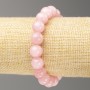 Discount! Elastic bracelet with Rose Quartz (imitation acrylic) smooth bead, diameter 10 mm +-, length 18 cm+