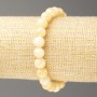 Sale! Bracelet Pearl Rascal (imitation acrylic), diameter 8mm ±, length 18cm ±, smooth bead on elastic