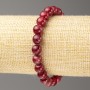 Discount! Tourmaline Bracelet (Acrylic Imitation), 8 mm diameter +/-, length 18 cm +/-, smooth bead on elastic