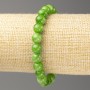 Sale! Nephrite Bracelet (Acrylic Imitation), 8mm diameter +-, 18cm length +-, smooth bead on elastic cord
