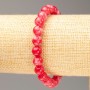 Elastic bracelet with Tourmaline (imit. acrylic), diameter 8 mm+-, length 18 cm+