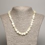 Onyx Necklace with Tumbling, bead diameter 5x8-10 mm, length 50 cm