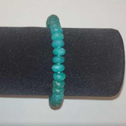 Imitation Aquamarine Bracelet Green-Blue