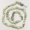 Prenite natural stone beads, on thread, 6x10 mm, length approx. 40 cm