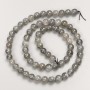 Adularia Moonstone Beads, Smooth Round Balls on Thread, 6 mm Diameter, 40 cm Length
