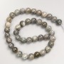 Labradorite Beads - Smooth Round Beads on Thread, 10 mm Diameter, Length 38 cm +/-