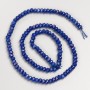 Imitation Lapis Lazuli Beads - Faceted Rondelles on Thread, Diameter 4x3.5 mm, Length 38 cm ±