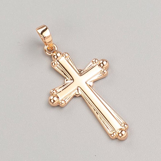 Xuping Cross Pendant 18K Gold Plating