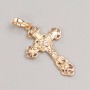 Xuping Cross Pendant with 18K Gold Plating, 32.5×20 mm