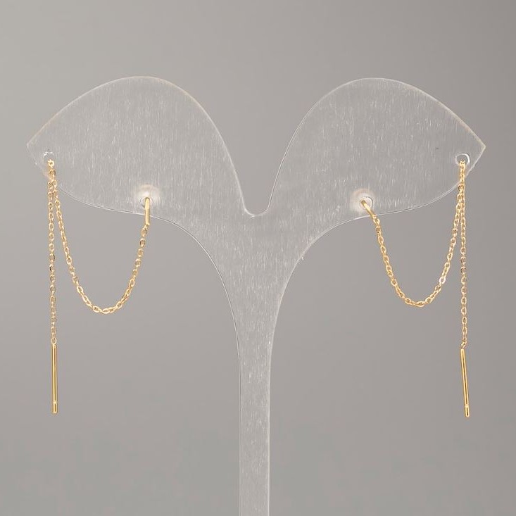 Xuping 18K Gold-Plated Ball Stud Earrings