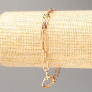 Bracelet Xuping 18K Gold Plating, Length 17–20 cm, thickness 5.5 mm +
