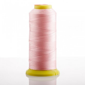 Pink nylon bobbin thread, 0.3 mm diameter, for crafts, 500 m