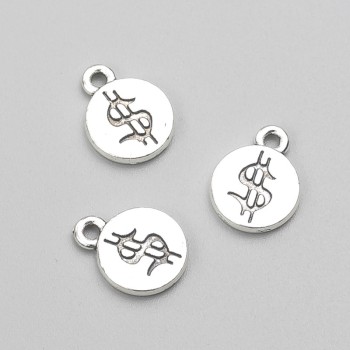 Dollar Pendant Finding 13×10 mm, packaging 19 pcs +/-