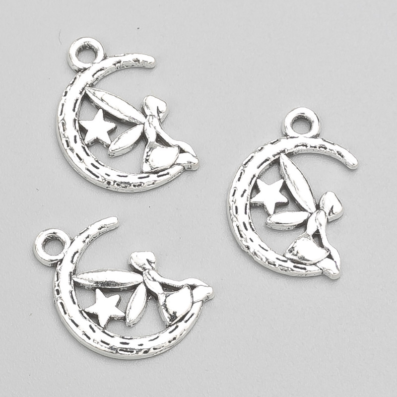 Pendant Findings 'Fairy' 19x13 mm packaging 18 pcs