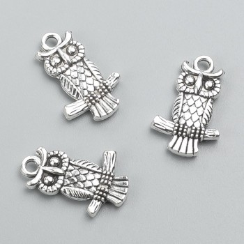 Owl Pendant Findings 20x13 mm packaging 14 pcs +/-