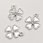 Shamrock pendant finding, diameter 18×15 mm, packaging 17 pcs +/- 20 g