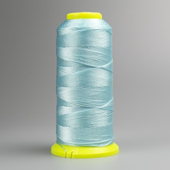 Turquoise bobbin thread, 0.9 mm diameter, nylon for crafts, 300 m