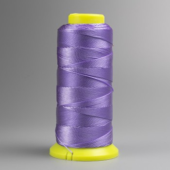 Purple nylon thread spool, 0.9 mm diameter, for crafts, 300 m