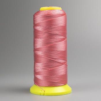 Peach Bobbin Thread, 0.9 mm Nylon, for Crafts, 300 m