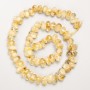 Citrine Beads, Natural Stone, Faceted, on Thread, 8x5 mm, Length 41 cm
