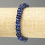 Lapis Lazuli Natural Stone Rondelle Bracelet, Bead Diameter 8×3 mm, Length 18 cm (Stretch)