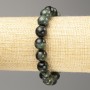 Ocean Jasper Bracelet with Smooth Beads, 10.5 mm Diameter, 18 cm Length (Stretch)