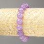 Amethyst Bracelet (named after Toned Quartz) Smooth beads, 10 mm diameter, 18 cm length (stretch)