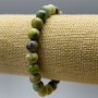 Bracelet 'Australian Jadeite' (Acrylic Imitation) Smooth Beads, 8.5 mm diameter, 18 cm length (stretch)