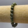 Jadeite Imitation Bracelet - Smooth Bead, 8.5 mm Diameter, 18 cm Length (Stretch)