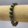 Bracelet Jadeite imitation (acrylic) smooth bead, diameter 10.5 mm, length 18 cm (stretch)