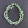 Mint Mother-of-Pearl Lentil Beads, 8x6mm diameter, approx. 41cm length on thread