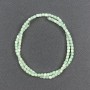 Mint-Tinted Mother-of-Pearl Beads Cylindrical, 3.5x3.5 mm, length about 40 cm on beading thread