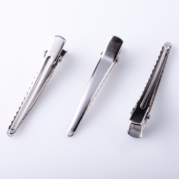 Price per pack / 10 pcs. Crocodile hairpin base with a sharp tip 6 cm